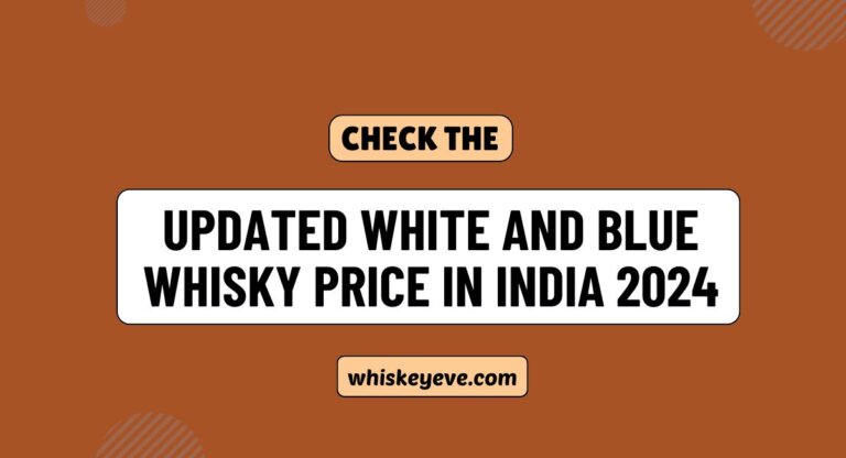 White and Blue Whisky Price in India